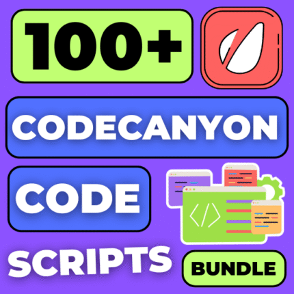 100+ Codecanyon Code Scripts Bundle For Sale With Regular License & Unlimited Free To Use