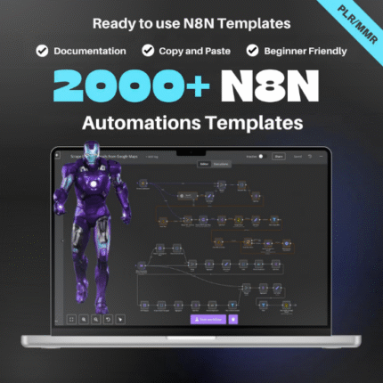 2000+ Ultimate n8n AI Automation Pack – Ready-to-Use Workflows for Sales, Creators, Entrepreneurs & Productivity, PLR/MRR