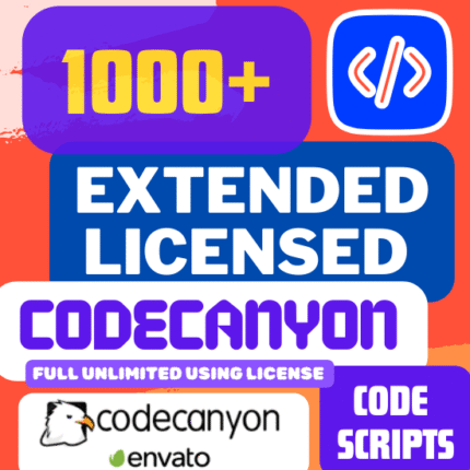 1000+ Codecanyon Laravel, Flutter, PHP, Mobile, eCommerce & More Source Code Scripts Bundle