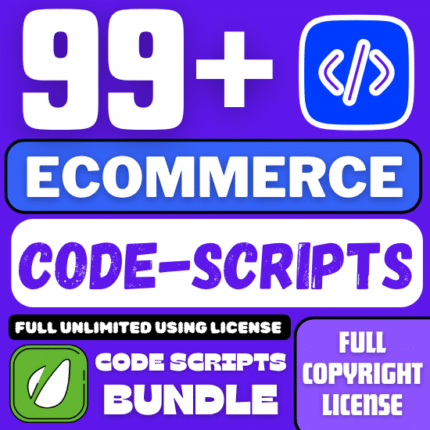99+ Premium Php Laravel E-commerce Source Code Scripts Bundle For Sale With Full CopyRight License