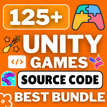 125+ Most Premium Unity Games Source Code Bundle for Sale - With Demo & Full CopyRights License