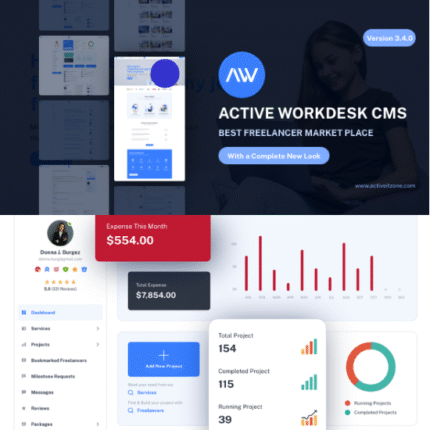 Active Workdesk CMS - Codecanyon Code Script