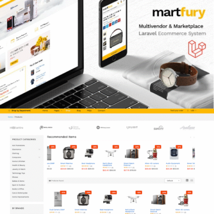 MartFury - Multivendor / Marketplace Laravel eCommerce System - Codecanyon Code Script
