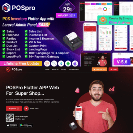 POS Pro - Advanced POS & Inventory Management System | POS SaaS Solution - Codecanyon Code Script