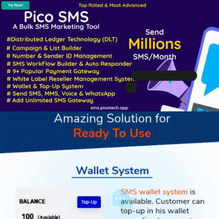 PicoSMS - A Bulk SMS Marketing Tool - Codecanyon Code Script
