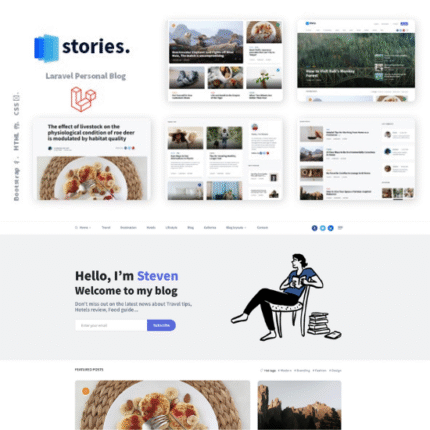 Stories - Laravel Creative Multilingual Blog - Codecanyon Code Scripts
