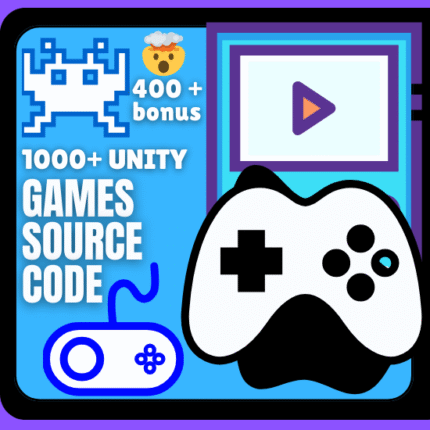 1000+ Unity Games Source Code Bundle Pack - Get With Full Premium & Resell Rights For Use Or Resell